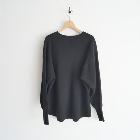 2022AW / THE SHINZONE / COTTON CASHMERE WAFFLE KNIT PULLOVER / 22MMSNI07 / 2412-0827
