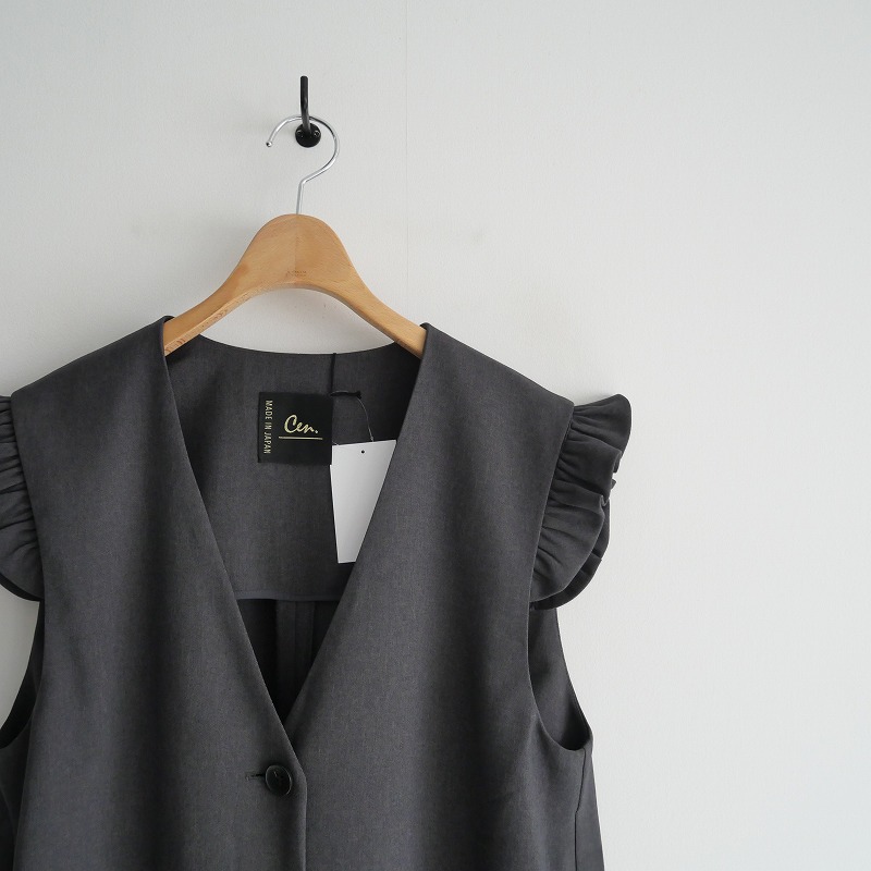 cen. 3wayジレ　ブラック　2022AW cen. 3wayジレブラック2022AW