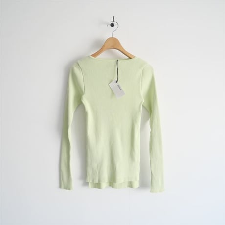 2022SS / 未使用 / Ron Herman別注 / AURALEE / RIB BOAT NECK L/S TEE / A22SB01RH / 2501-0820