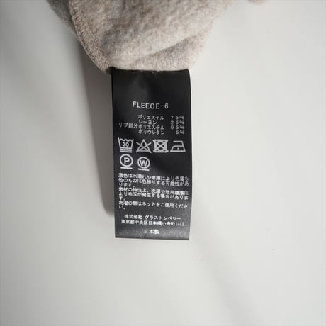 2024AW今季 / ALWEL / FLEECE PEG PANTS / FLEECE-6 / 2412-0671