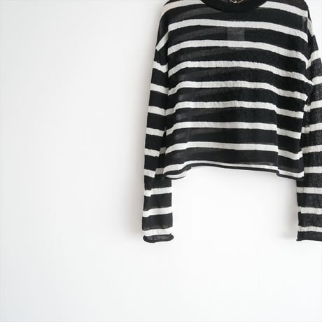 L'Appartement Border Sheer Knit 24080560212010 / 2604-0776
