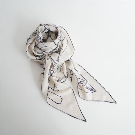 継続販売品・人気完売色 / 未使用 / HERMES / トライアングル ジェアン《千と一のウサギ》 / 2602-0226