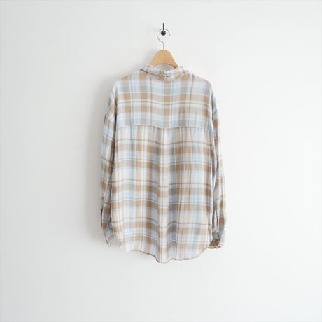 2025SS・人気完売品 / DEUXIEME CLASSE / Vi/Li Check Wash シャツ / 25050500804010 / 2603-0878
