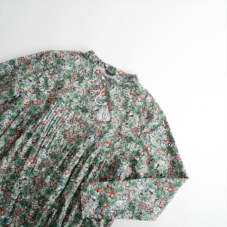 2026SS今季新作 / 未使用 / R&D.M.Co-/OLDMANS TAILOR / WILD BERRY FIELD LAWN PIN TUCK DRESS / 2603-0144