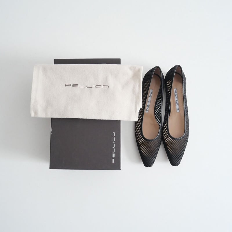 PELLICO メッシュスケルトンフラットパンプス（ANIMA） PELLICO メッシュスケルトンフラットパンプス（ANIMA）