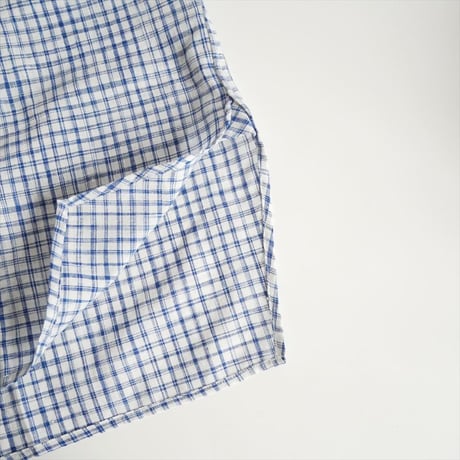 ASEEDONCLOUD / Homey cloth check リネンブラウス  / 221602 / 2509-2124