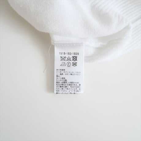 2024SS今季 / 未使用 / UNITED ARROWS / 3D フラワーモチーフ ショートスリーブ ニット / 1518-183-1839 / 2407-1084