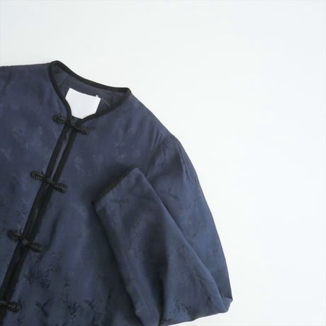 2023 / Mame Kurogouchi / Crane Pattern Jacquard Jacket / MM23SP-JK707 / 2506-0275