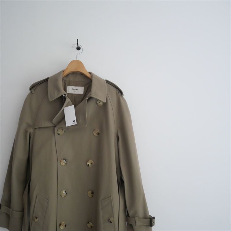 CELINE ダブルブレストトレンチコート　サイズ34 CELINE ダブルブレストトレンチコート サイズ34|mercariメルカリ