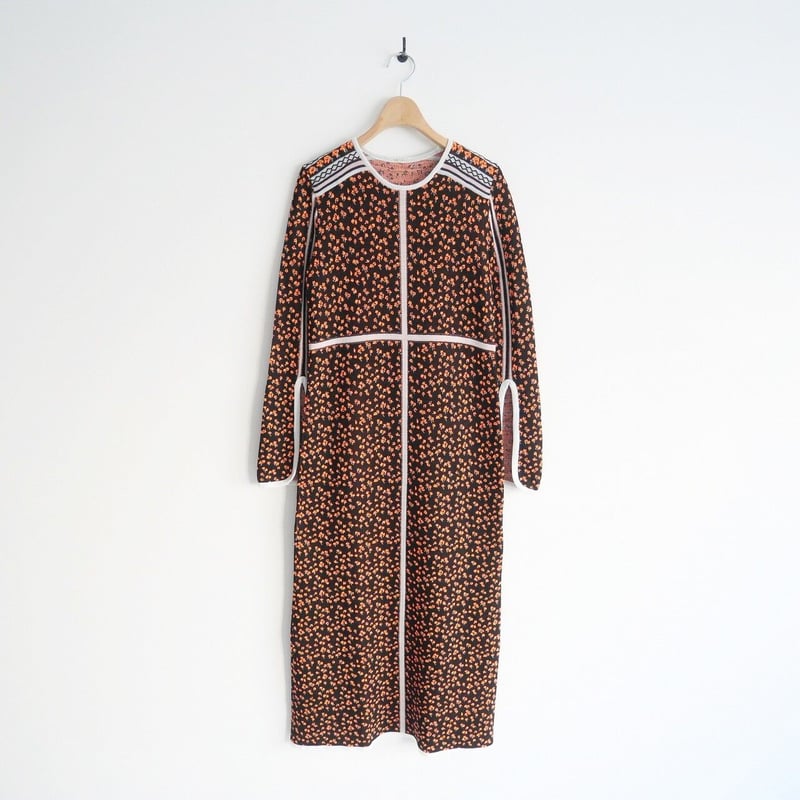 Osmanthus Motif Jacquard Dress