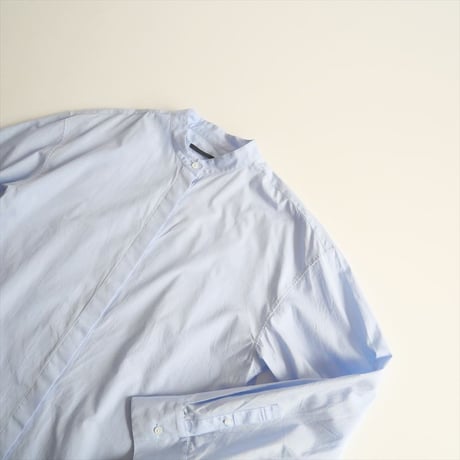 〇2023AW / AP STUDIO / スタンドカラーコットンロングシャツ / 23050586501030 / 2507-1213