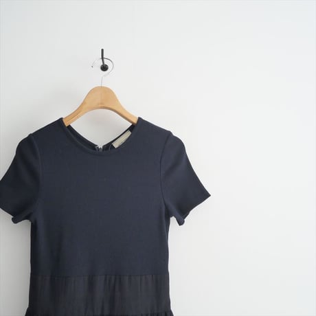 2023SS / 未使用 / UNITED ARROWS / V ネック フィット＆フレア タフタ ワンピース / 15261623768 / 2502-0678