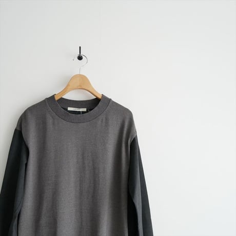 2023AW / PLAIN PEOPLE / ニットコンビプルオーバー / A1523KSW013 / 2503-0500