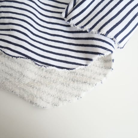 2024SS・人気完売品 / L'Appartement購入品 / FRANK&EILEEN / BORDER HOODIE SWEAT / 24070570002910 / 2504-1174