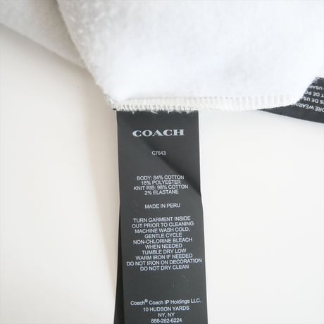 COACH / スキー アルペン クラブ グラフィック クルーネック スウェットシャツ オーガニック コットン / C7643 / 2411-1182