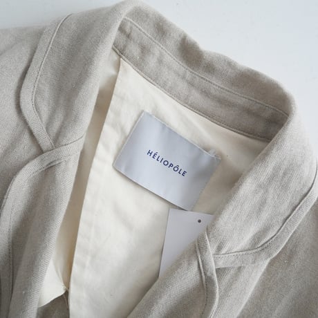 2022SS / 五明祐子さん、大草直子さん着用 / HELIOPOLE / DUNGAREES LINEN OVER COAT / 12003032021HN / 2401-2058