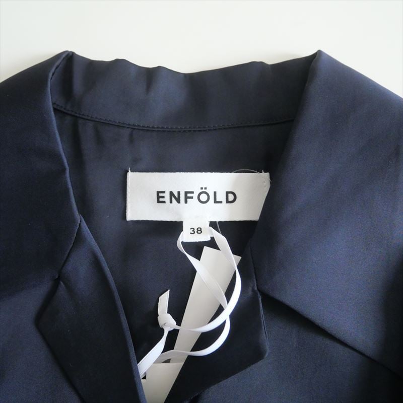 未使用 / ENFOLD / VINTAGE SATIN ASYMMETRY CIRCLE S