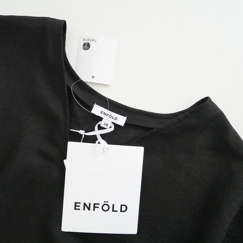 2021SS 未使用 / ENFOLD / リネンライク Half Sleeve PULLOV...