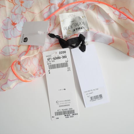 Ron Herman別注品 / forte forte / コットンシルクフラワープリントブラウス / 2401-0284