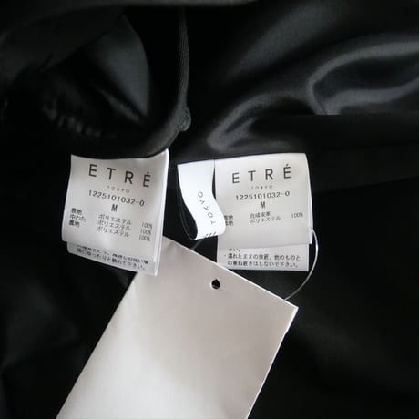 2025・人気完売品 / ETRE TOKYO / フェイクレザーオーバーサイズブルゾン / 1225101032 / 2510-0044