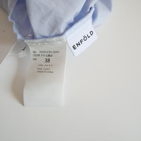 2025SS今季・人気完売品 / ENFOLD / ROLL-UP SLEEVES SHIRT / 300IS230-3091 / 2507-0553