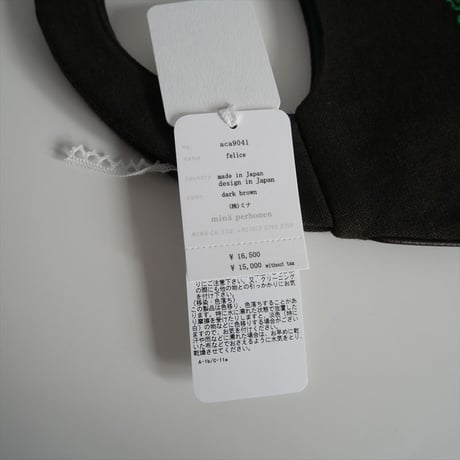 2024AW / 未使用 / mina perhonen / felice エッグバッグ / aca9041 / 2501-0561