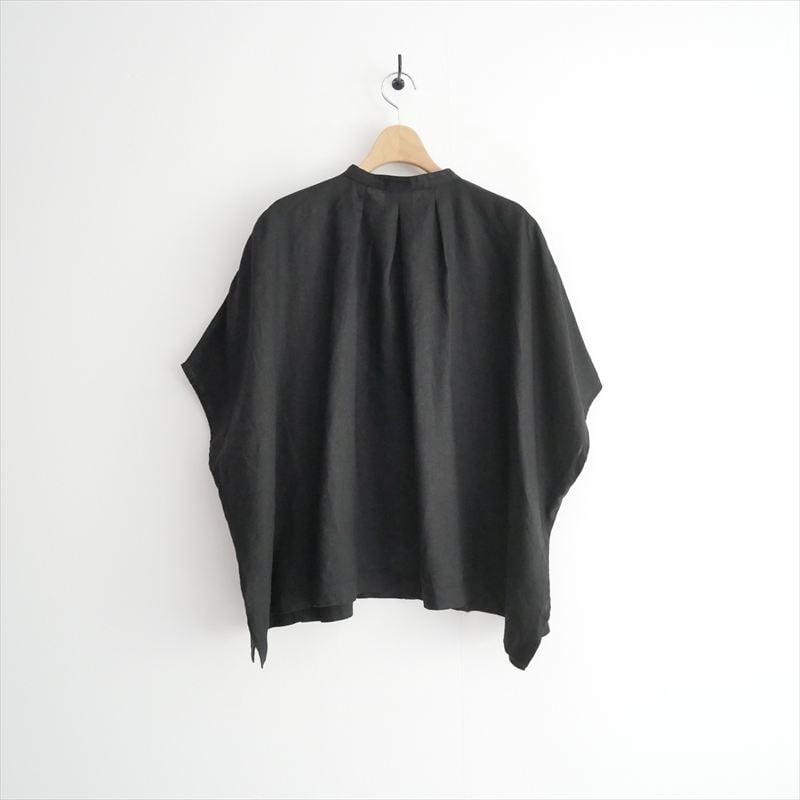 【EXCENTRIQUE】リネンケープ 継続販売・人気完売品 かぐれ リネンスクエアケープシャツ GAA5-23S010
