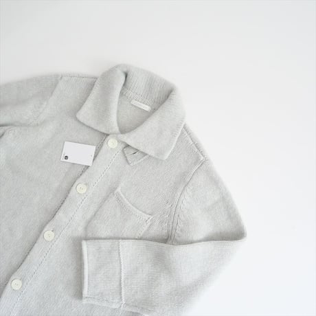 〇継続販売品 / GALERIE VIE / ファインウール シャツカラー オーバーカーディガン / 23023402304 / 2508-1239
