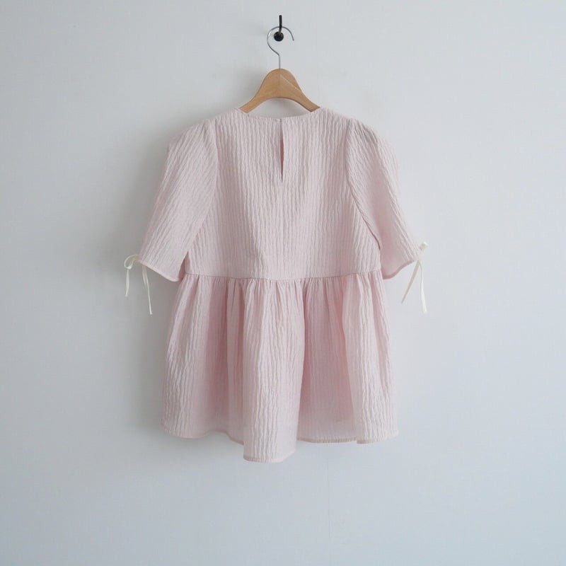 yori フクレフレアブラウス 36 花様【yori】フクレフレアブラウス