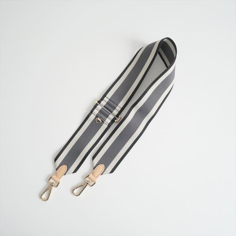 【GOOD GRIEF!】 Border Belt グレー GOOD GRIEF!/グッド グリーフ】Border Belt(6cm)（その他