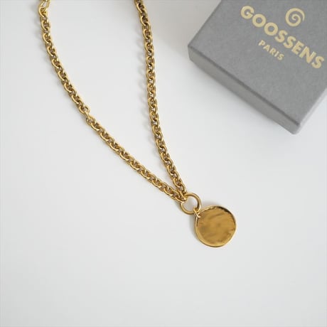 GOOSSENS ゴールド メダル型ネックレス GOOSSENS ゴールド メダル型ネックレス