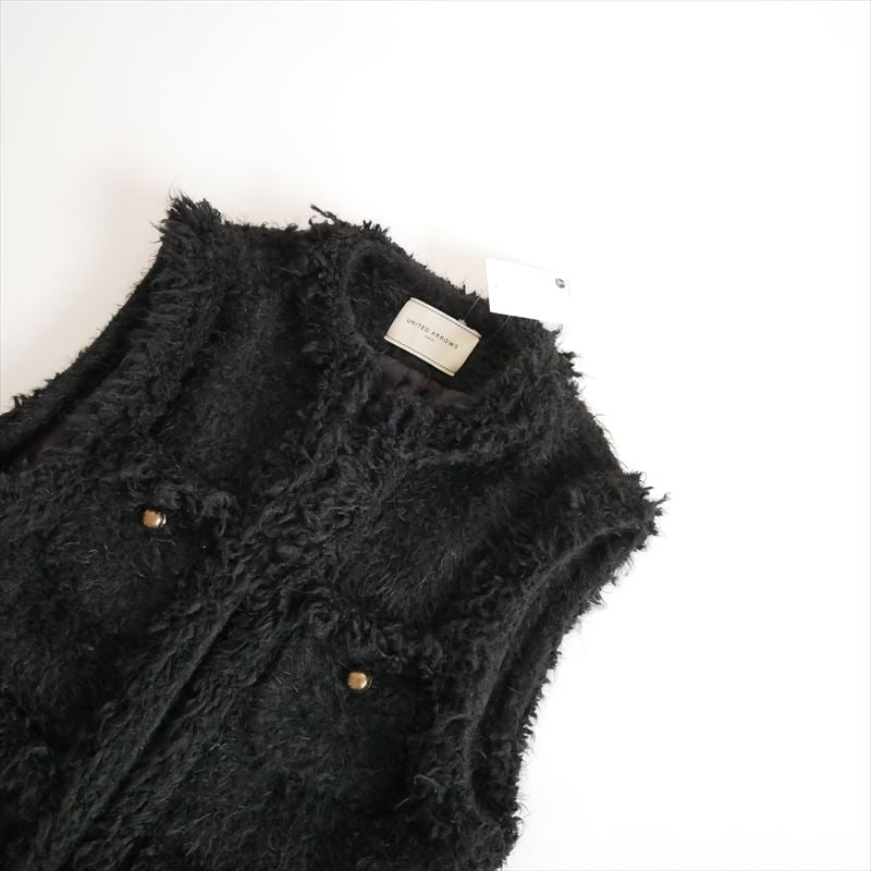 2023AW / UNITED ARROWS / シャギー ツイード ベスト / 152229