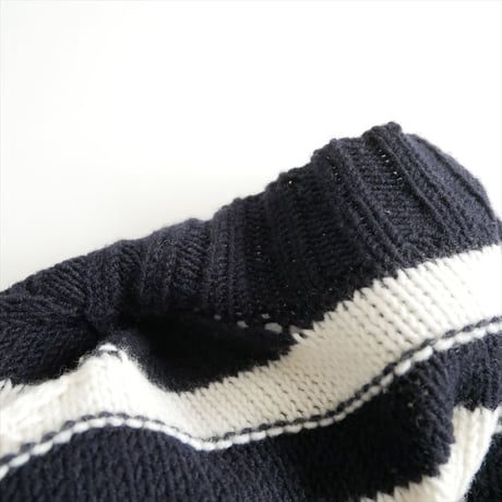 2023AW / IENA / ステッチボーダーニット / 23080900369030 / 2510-0345
