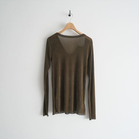 継続販売型 / Whim Gazette / フロッキーバックシャンカットソー / WGZ1041106A0012 / 2507-0590