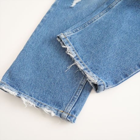 2023 / YENN / DAMAGED DENIM PANTS / Y231-31013QU / 2405-0132