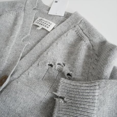 〇Maison Margiela / ダメージニットカーディガン / S51GP0238 S17486 / 2509-1017