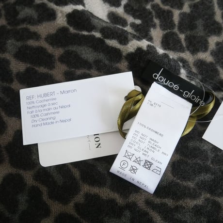 2022AW / DEUXIEME CLASSE購入品 / DOUCE GLOIRE / LEOPARD ストール / 22096510000030 / 2501-0224