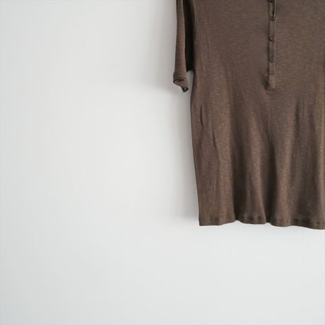2025SS・人気完売品 / FRAMeWORK スラブシアーテレコヘンリーS/S-Tee 25070220785020 / 2605-0549
