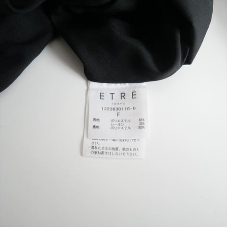 2023AW / ETRE TOKYO / オフショルダーバルーンワンピース / 12236301160 / 2411-0672