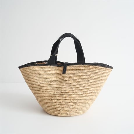 2024SS今季 / 未使用 / martinique購入品 / MAISON N.H PARIS / CARLA GRAND ラフィアハンドバッグ / A0342PBG070 / 2406-0069