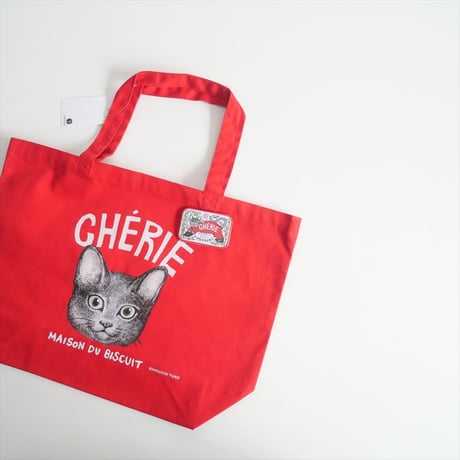 2024・人気完売品 / ヒグチユウコさんコラボ / CHERIE MAISON DU BISCUIT / LEO トートバッグ / 2503-1167
