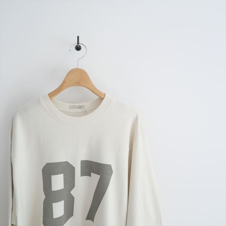 2024SS / 未使用 / L'Appartement別注 / GOOD GRIEF! / FADED PRINT FOOTBALL TEE / 24070560212010 / 2408-0857
