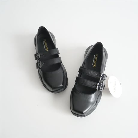 2024AW今季 / AKIKOAOKI × THREE TREASURES / Gemini Faux-leather / AAI034FW23BK39 / 2411-0824
