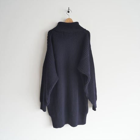 2022AW / SPICK&SPAN別注 / Oldderby Knitwear / ジップファンネルネックロングプルオーバー / 2411-0782