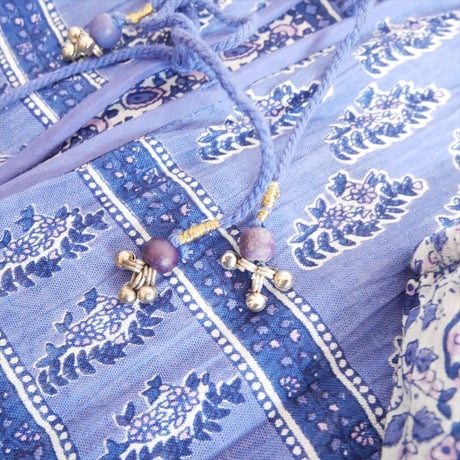 未使用 / L'Appartement別注 / BLUE BOHEME / Printed Long Dress / 20040570001430 / 2603-0423