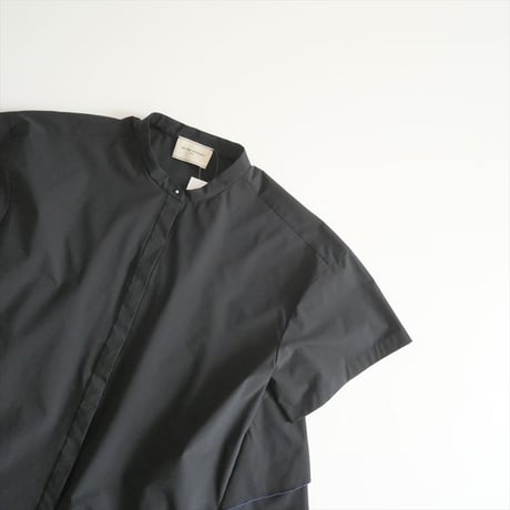 未使用 / UNITED ARROWS / バックフレア ショートスリーブ ブラウス / 1516-162-1606 / 2506-0761