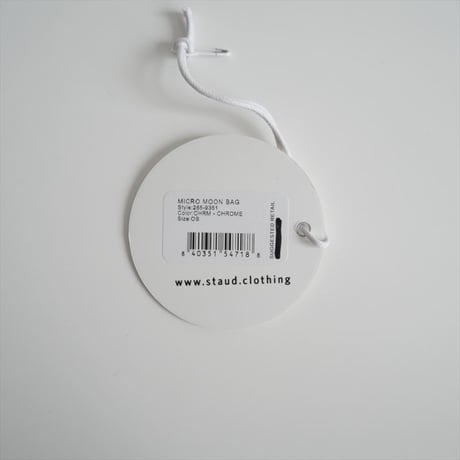 継続販売型 / 未使用 / STAUD / MICRO MOON BAG CHROME / 265-9351 / 2406-0084