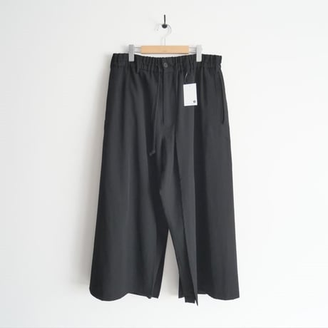 継続販売品 / S'YTE / Yohji Yamamoto / WASHER FINISHED WOOL GABARDINE LAYERED PANTS / 2411-1761