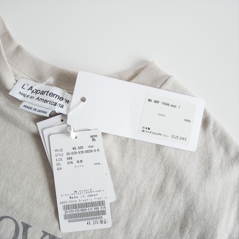 2025・人気完売品 / 未使用 / L'Appartement別注 / AMERICANA