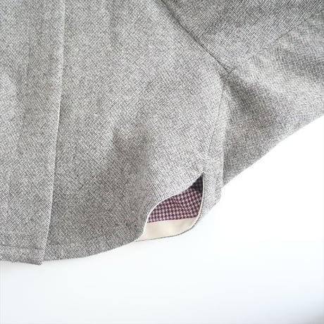〇2023AW / support surface / ツイードノーカラージャケット / 2405-1303